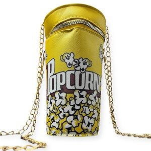 SHEIN Yellow Popcorn Crossbody Bag